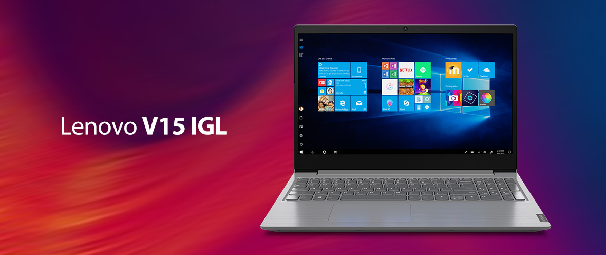 مشخصات لپ تاپ لنوو 15.6 اینچی V15 IGL Celeron N4500 4GB RAM 256GB SSD UHD